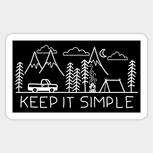 Camping Sticker